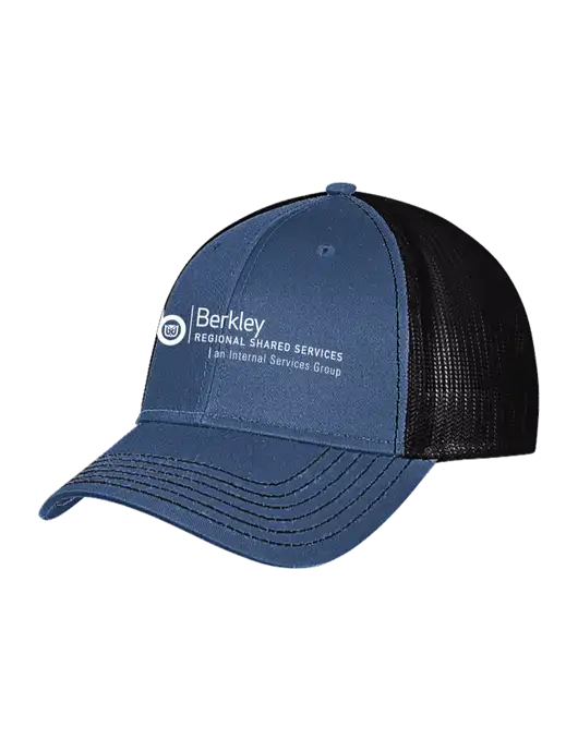 Dark Royal/Black Mesh Trucker Cap Snap Back w/Berkley RSS logo