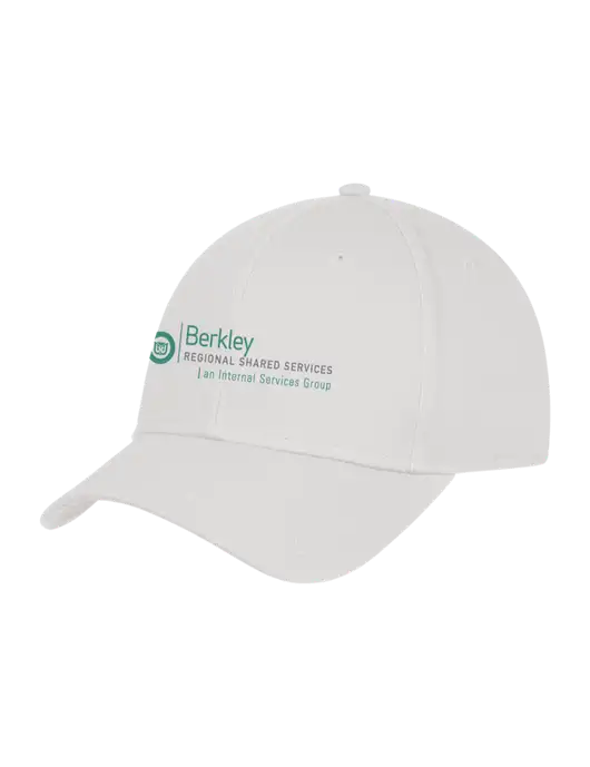 White Structured Cap Hook & Loop w/Berkley RSS logo