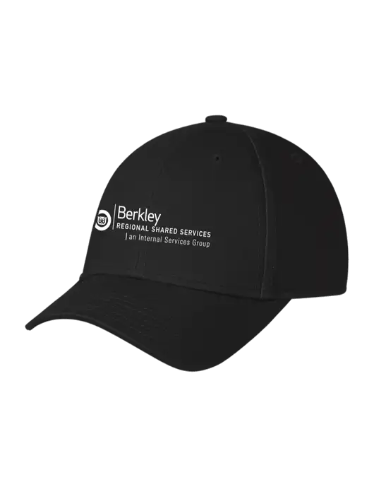 Black Structured Cap Hook & Loop w/Berkley RSS logo