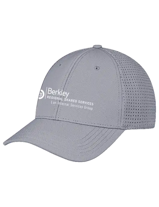 Grey Performance Stretchable Cap Hook & Loop w/Berkley RSS logo