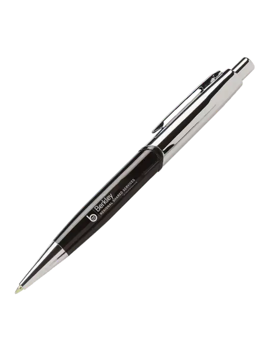 Chimera Black Pen - Black Ink w/Berkley RSS logo