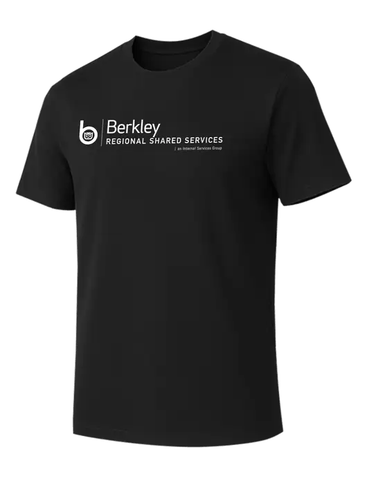 Allmade Deep Black Organic Cotton Tee w/Berkley RSS logo