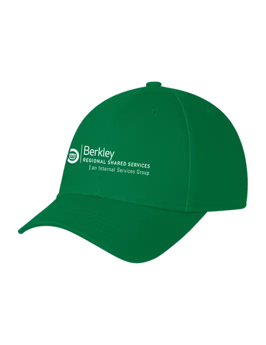 Kelly Green Structured Cap Hook & Loop w/Berkley RSS logo