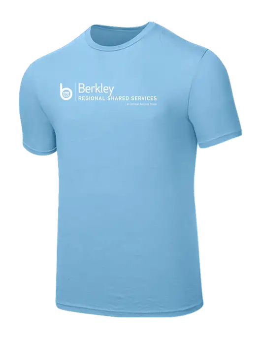 Seriously Soft Light Blue T-Shirt w/Berkley RSS logo