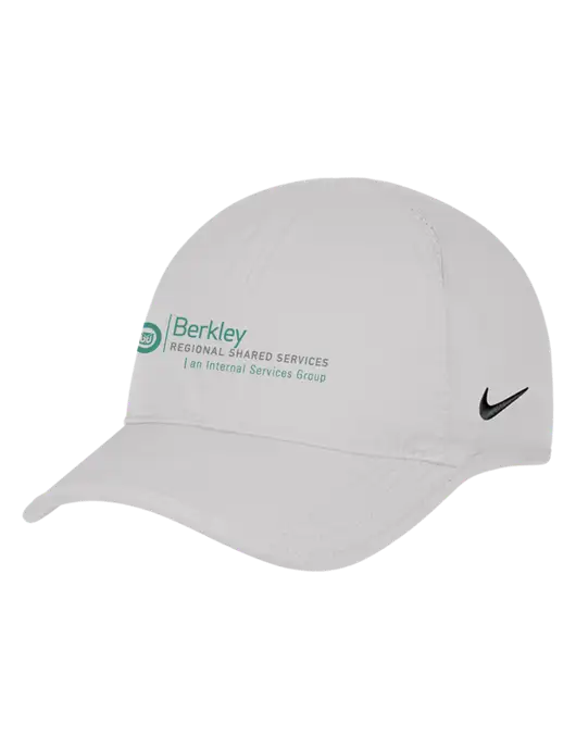 Nike White Featherlight Cap w/Berkley RSS logo