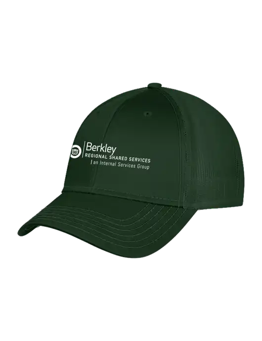 Dark Green Mesh Trucker Cap Snap Back w/Berkley RSS logo