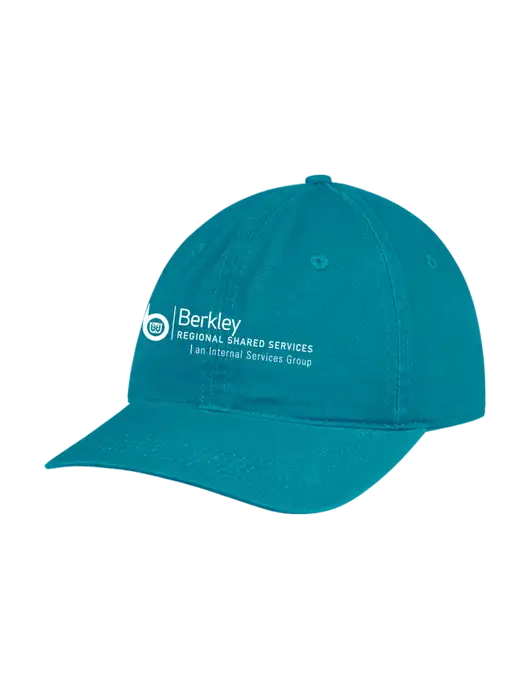 Garment Washed Unstructured Twill Sapphire Cap w/Berkley RSS logo