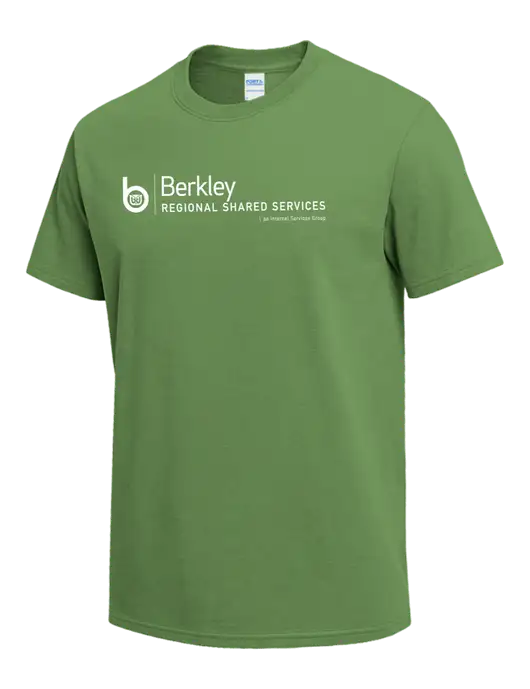 Light Kelly Green Heavyweight 6.1 oz T-Shirt w/Berkley RSS logo
