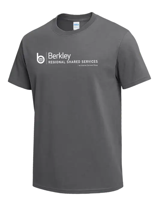 Medium Grey Heavyweight 6.1 oz T-Shirt w/Berkley RSS logo