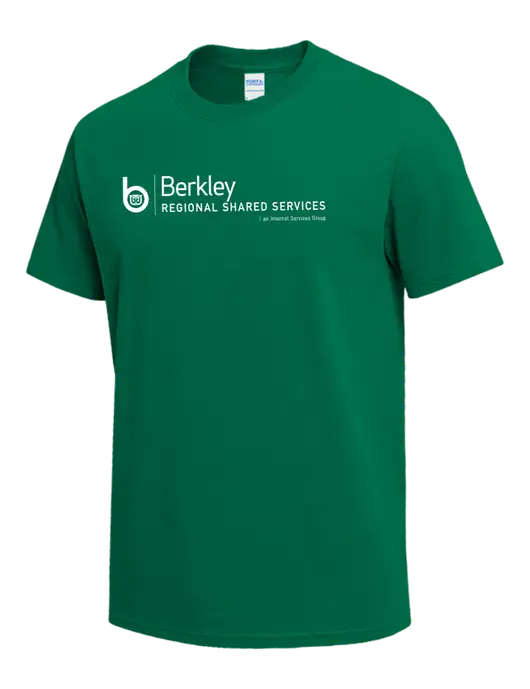 Kelly Green Heavyweight 6.1 oz T-Shirt w/Berkley RSS logo