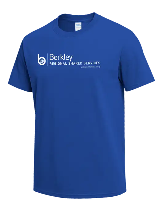 Dark Royal Heavyweight 6.1 oz T-Shirt w/Berkley RSS logo