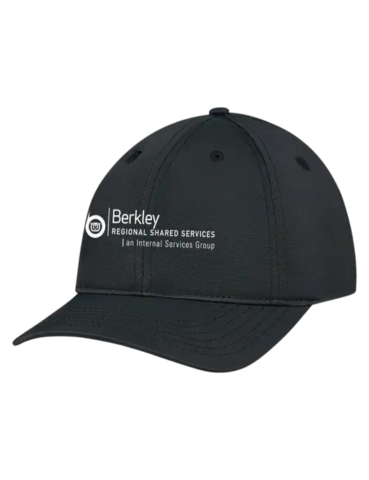 Black Nylon Twill Performance Cap w/Berkley RSS logo