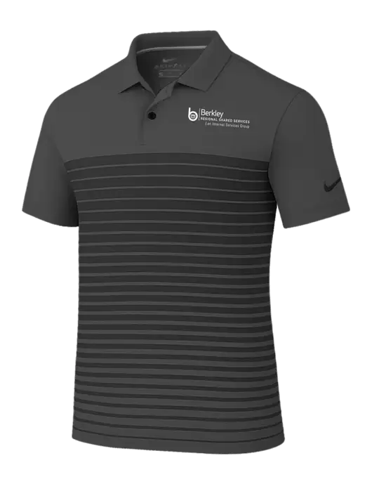 Nike Dark Grey Dri-FIT Vapor Block Polo w/Berkley RSS logo