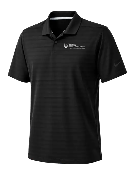 Nike Black Dri-FIT Vapor Jacquard Polo w/Berkley RSS logo
