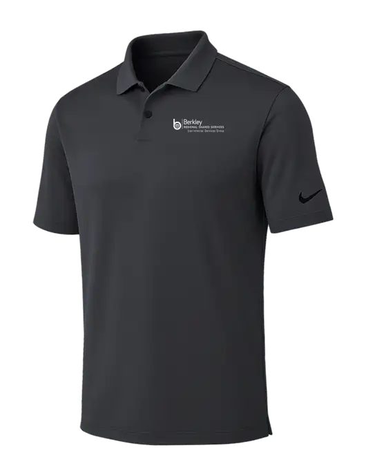 Nike Dark Grey Dri-FIT Vapor Polo w/Berkley RSS logo