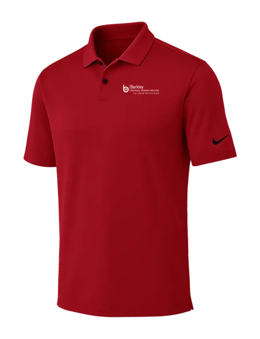 Nike Red Dri-FIT Vapor Polo w/Berkley RSS logo