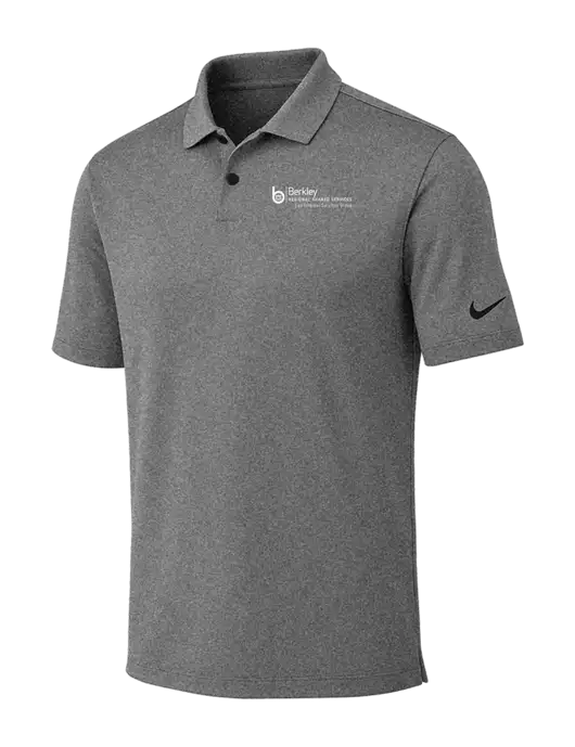 Nike Dark Grey Heather Dri-FIT Vapor Polo w/Berkley RSS logo
