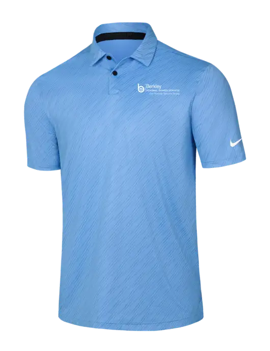Nike Light Blue Vapor Dash Polo w/Berkley RSS logo