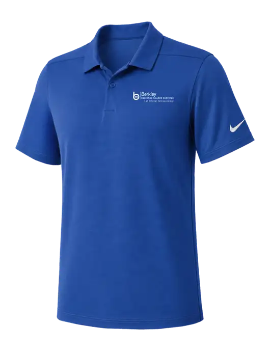 Nike Dark Royal Dry Essential Solid Polo w/Berkley RSS logo