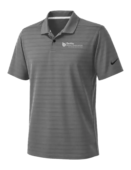 Nike Dark Medium Grey Dri-FIT Vapor Jacquard Polo w/Berkley RSS logo