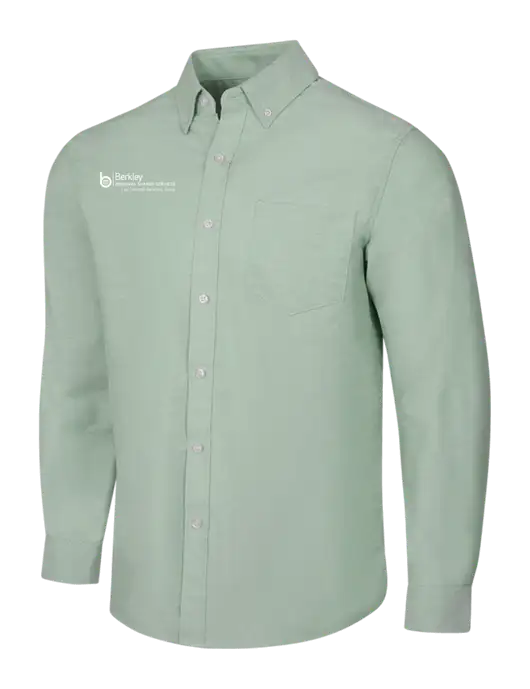 Very Light Green SuperPro Oxford Shirt w/Berkley RSS logo