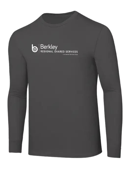 Seriously Soft Dark Grey Long Sleeve T-Shirt w/Berkley RSS logo