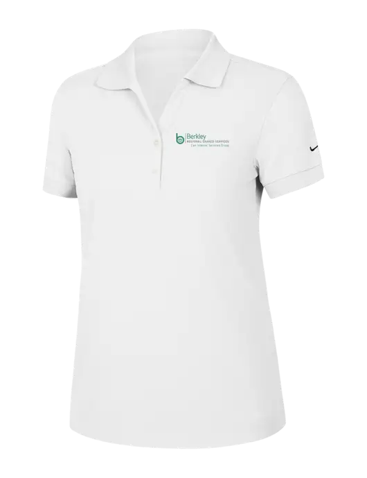 Nike Womens Dri-FIT Classic White Polo w/Berkley RSS logo