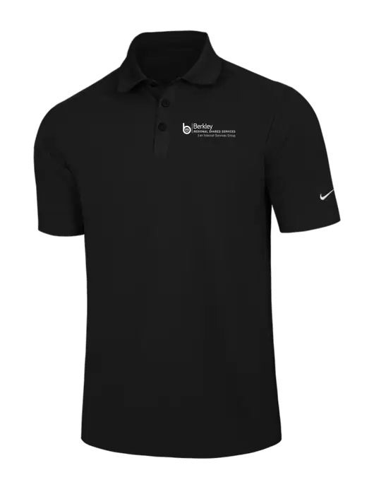 Nike Black Dri-FIT Classic Polo w/Berkley RSS logo