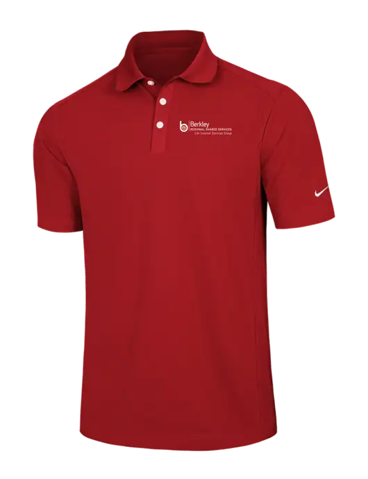 Nike Red Dri-FIT Classic Polo w/Berkley RSS logo