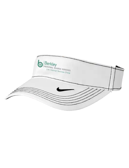 Nike White Dri-FIT Ace Visor w/Berkley RSS logo