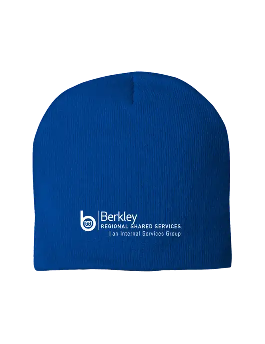 Solid Royal Element Knit Beanie w/Berkley RSS logo