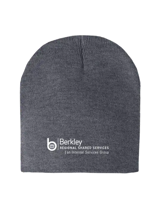 Dark Grey Heather Element Knit Beanie w/Berkley RSS logo