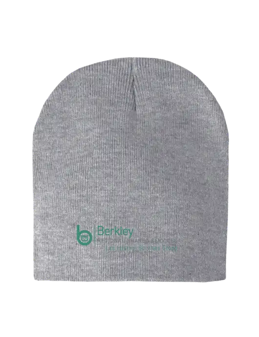Light Grey Heather Element Knit Beanie w/Berkley RSS logo