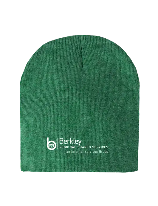 Kelly Green Heather Element Knit Beanie w/Berkley RSS logo