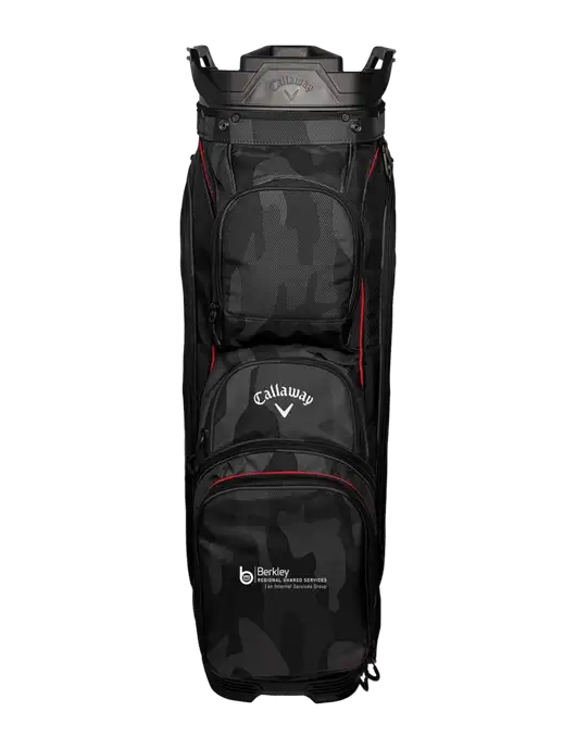 Callaway Org 14 Black Camo/Red Trim Golf Bag  w/Berkley RSS logo