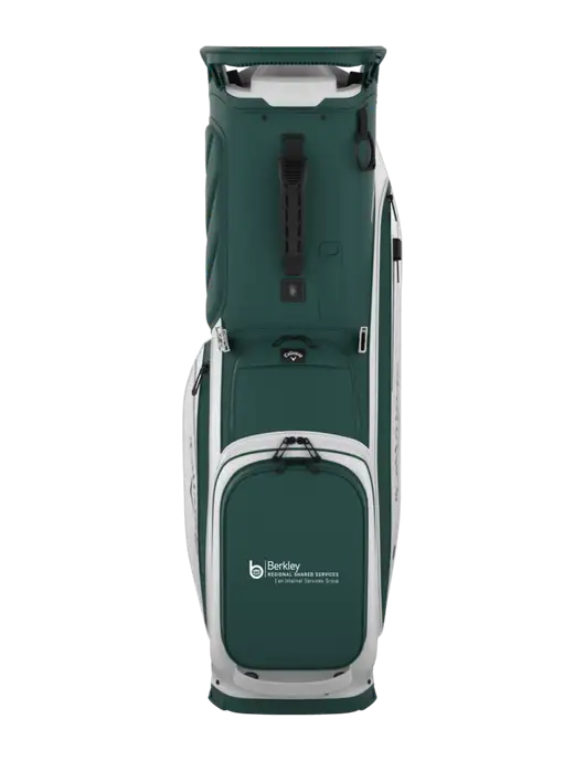 Callaway Fairway 14 Dark Green/White Golf Bag w/Berkley RSS logo