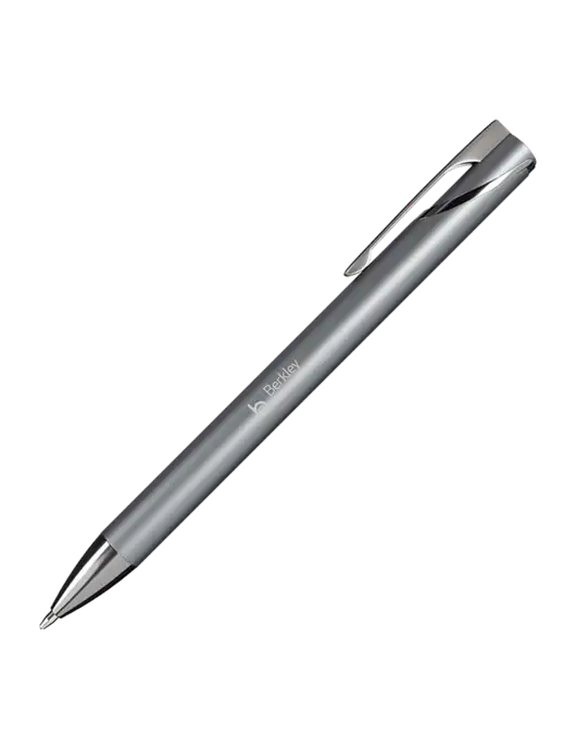 Dark Grey HyperNova Ballpoint Pen - Black Ink w/Berkley RSS logo