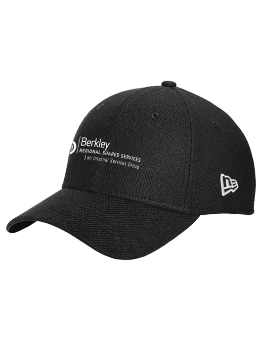 New Era Diamond Era Black Stretch Cap w/Berkley RSS logo