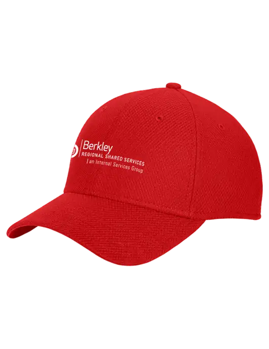 New Era Diamond Era Red Stretch Cap w/Berkley RSS logo