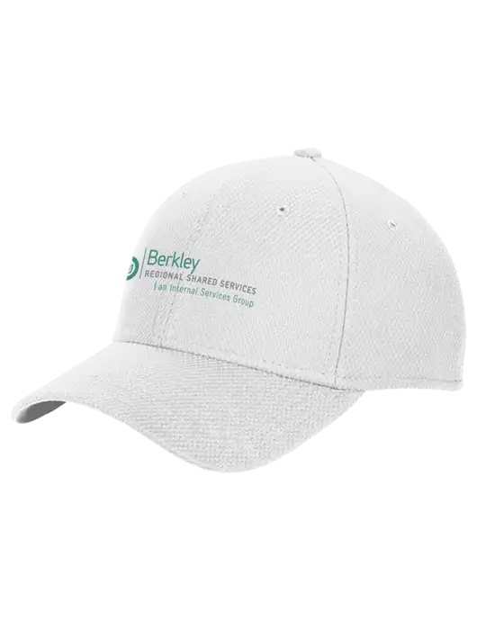 New Era Diamond Era White Stretch Cap w/Berkley RSS logo