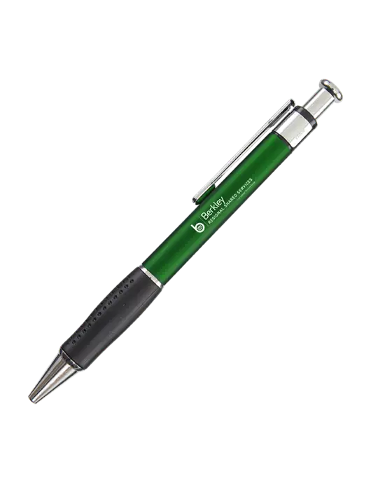 Malta Green Pen - Black Ink w/Berkley RSS logo