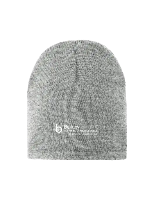 Dark Medium Grey Fleece-Lined Beanie Cap w/Berkley RSS logo