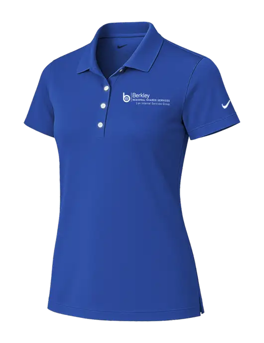 Nike Womens Royal Tech Basic Dri-FIT Polo
 w/Berkley RSS logo