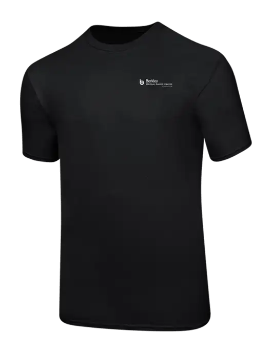 Ring Spun Jet Black 4.5 oz T-Shirt w/Berkley RSS logo