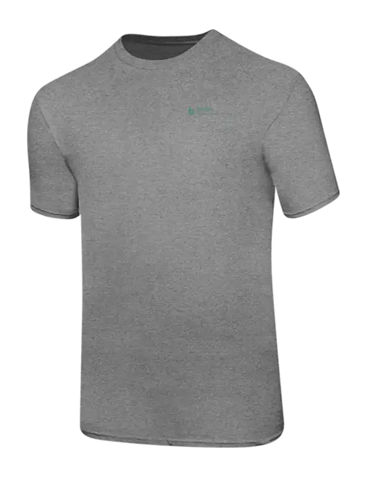 Ring Spun Light Heather Grey 4.5 oz T-Shirt w/Berkley RSS logo