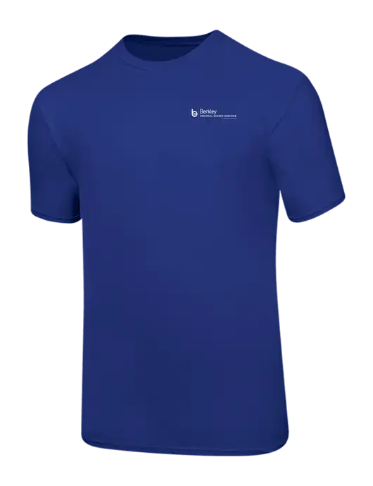 Ring Spun Royal 4.5 oz T-Shirt w/Berkley RSS logo