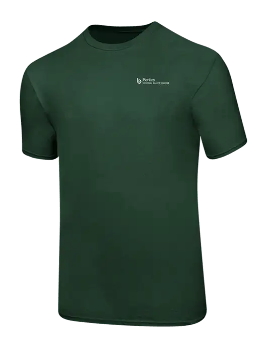 Ring Spun Forest Green 4.5 oz T-Shirt w/Berkley RSS logo