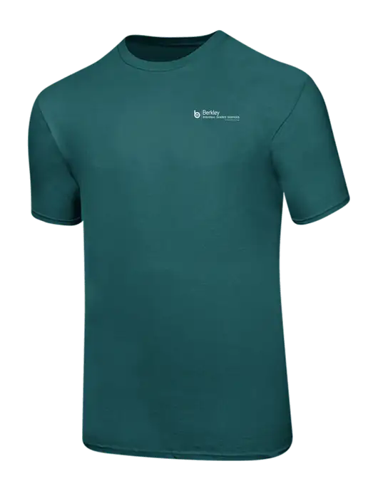 Ring Spun Dark Teal 4.5 oz T-Shirt w/Berkley RSS logo