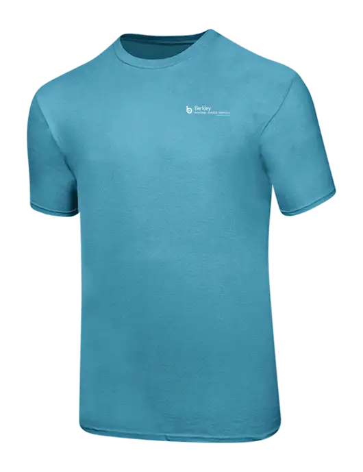 Ring Spun Light Sapphire 4.5 oz T-Shirt w/Berkley RSS logo
