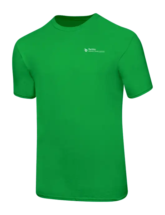 Ring Spun Light Kelly Green 4.5 oz T-Shirt w/Berkley RSS logo